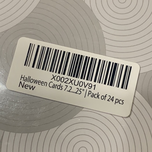 Easykart Labels 24 Halloween Cards Assortment - Picture 9 of 9